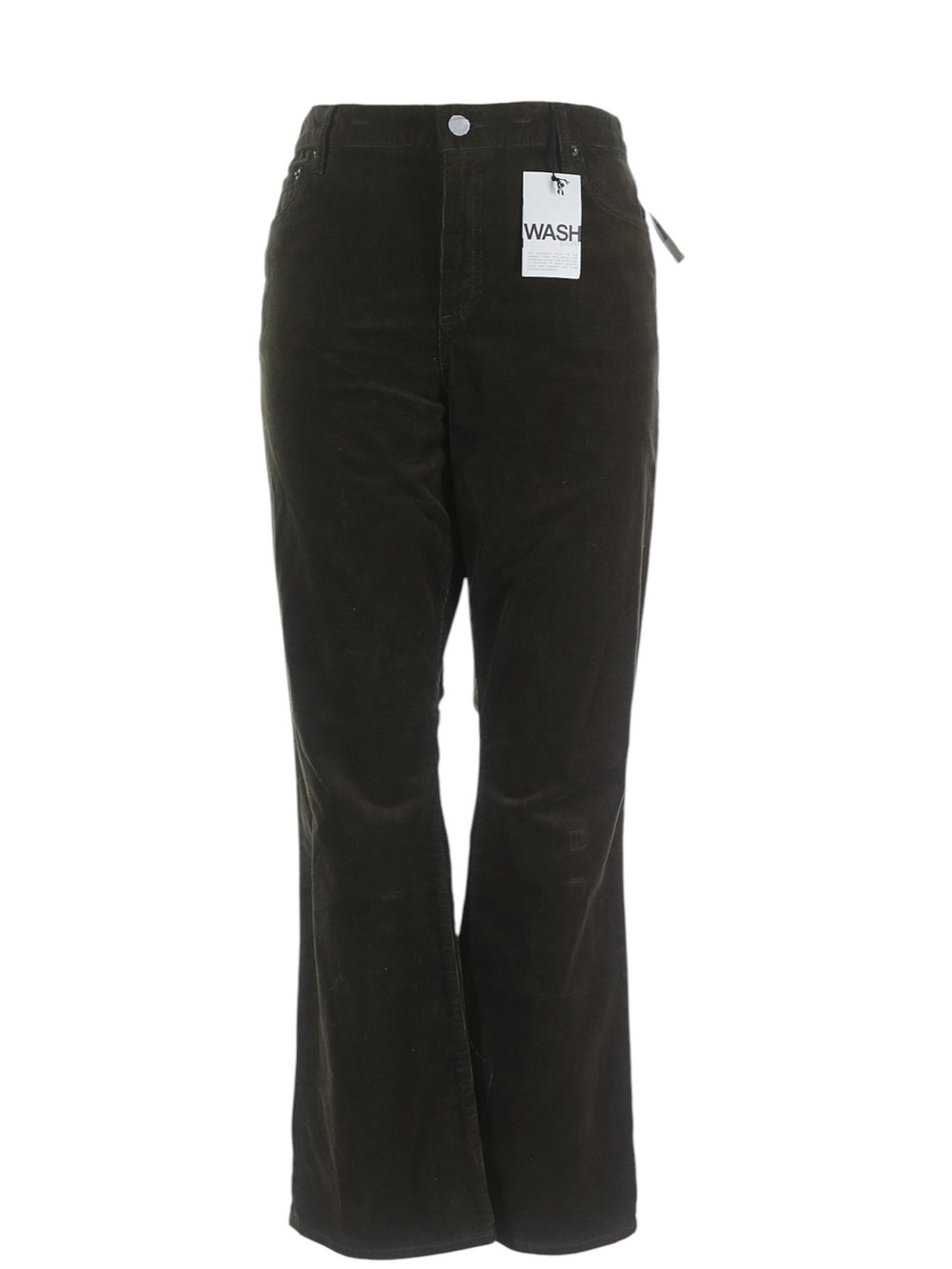 Gap Perfect Bootcut Corduroy Pants Size 33 Dark Green Y2K Teacher Casual NWT
